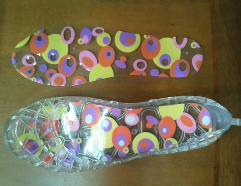 PVC靜電膜, 靜電膜商標, 靜電膜鞋耳